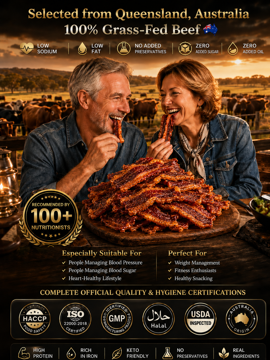 Healthy High-Protein Grass-Fed Beef Brisket! 🥩🌿-Joy