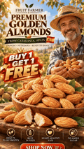 Premium Spanish Golden Almonds – Extra-Large, Double Slow-Roasted, Naturally Crunchy & Rich in Plant Protein-yana