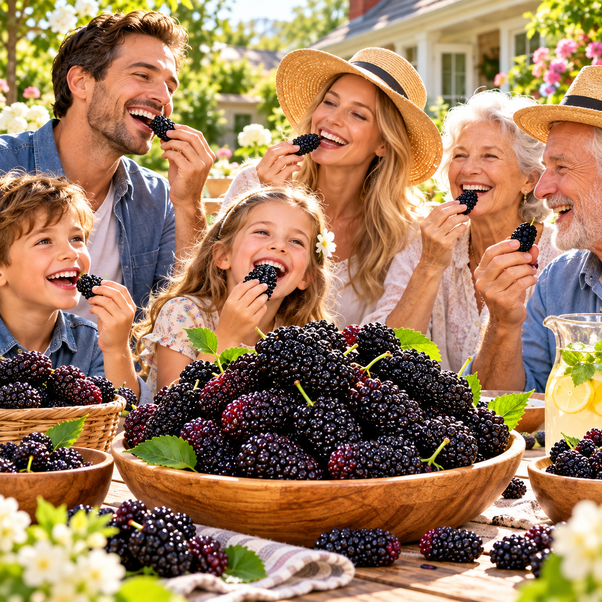 🌞 Premium Sun-Dried Black Mulberries – Large, Plump & Naturally Sweet 🍇-Yana