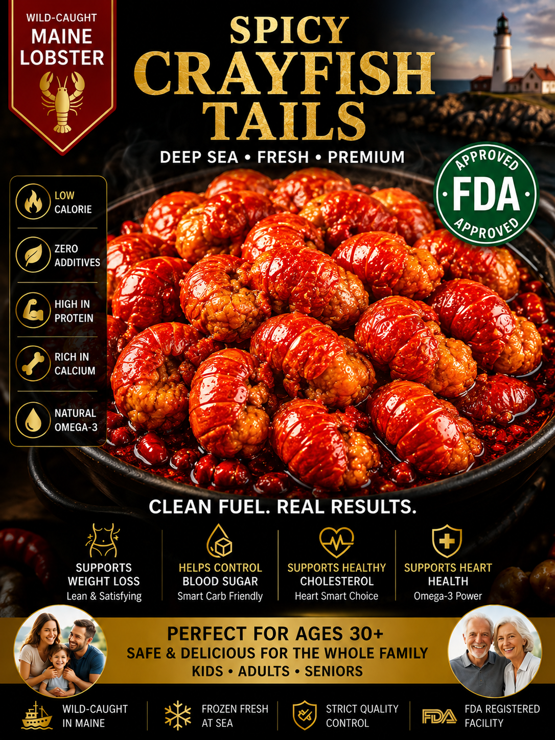 🦞 Maine Lobster Tail | High‑Protein Guilt‑Free Treat-Joy