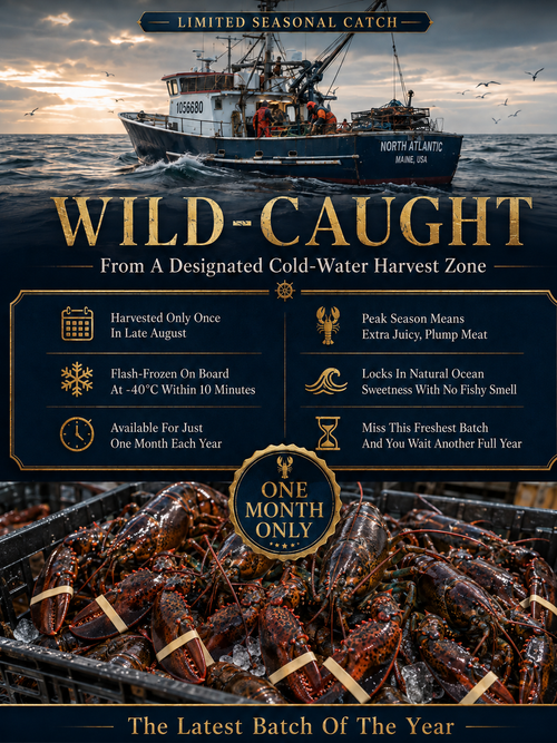 🦞 Maine Lobster Tail | High‑Protein Guilt‑Free Treat-Joy