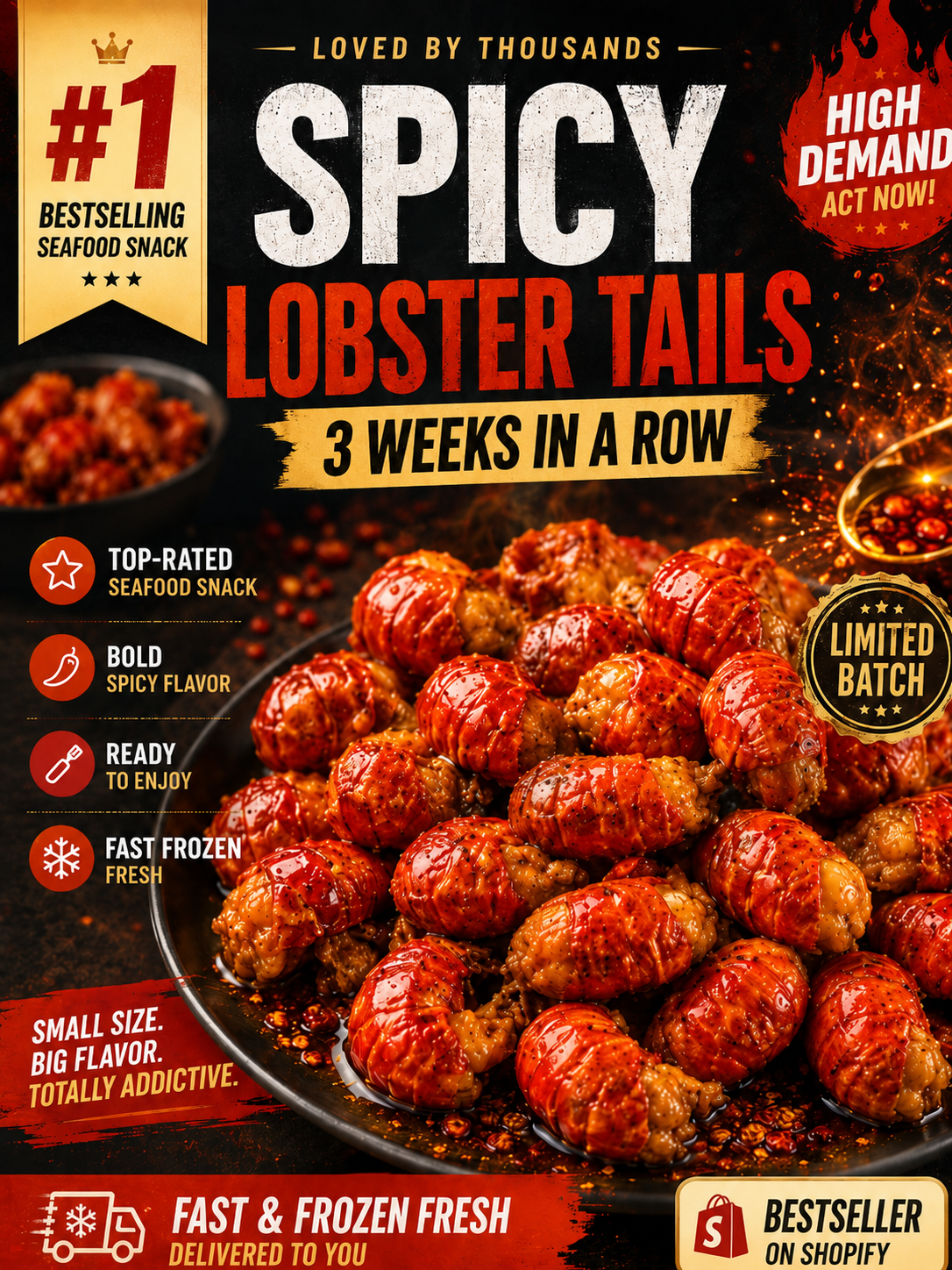 🦞 Maine Lobster Tail | High‑Protein Guilt‑Free Treat-Joy