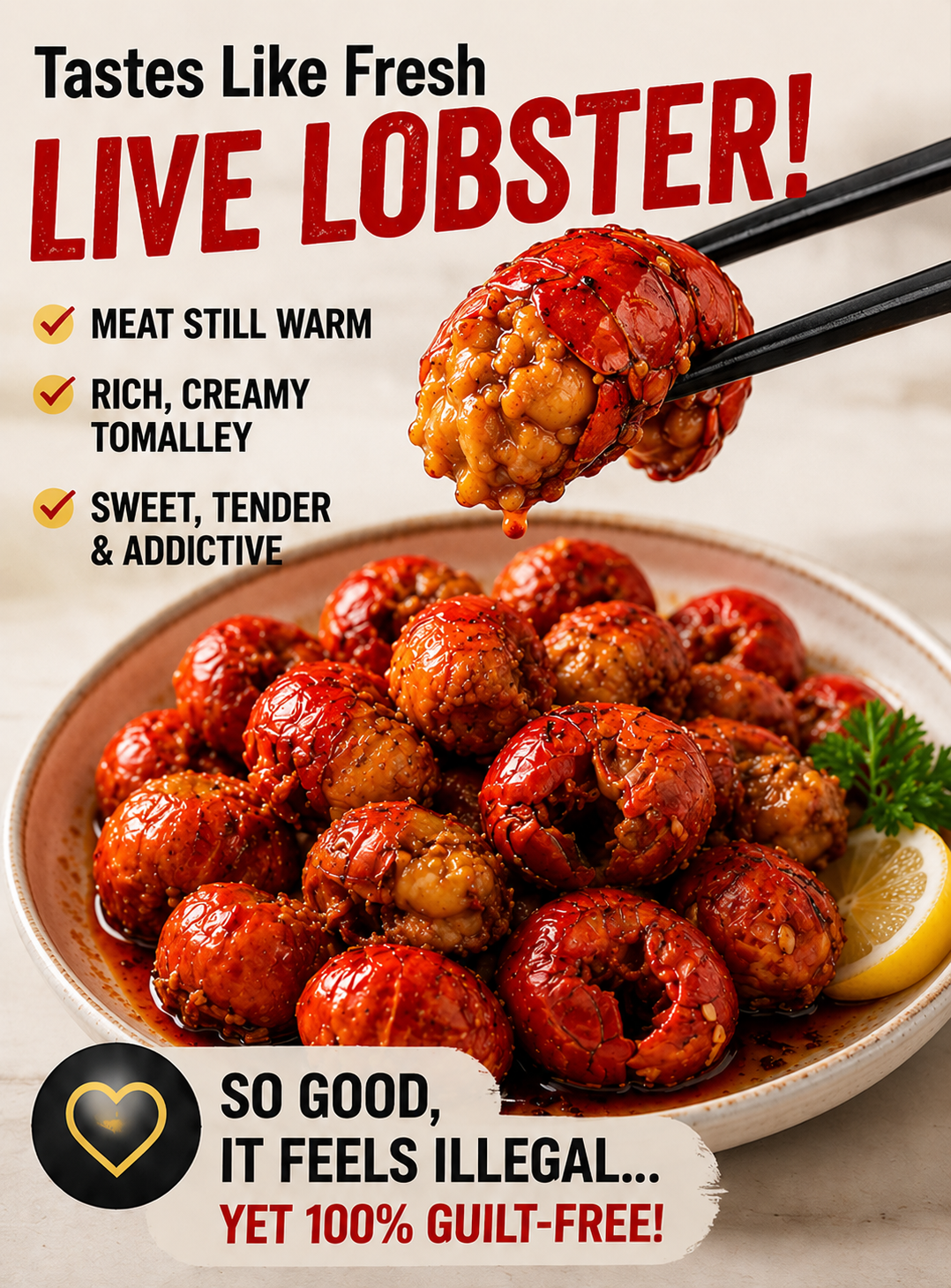 🦞 Maine Lobster Tail | High‑Protein Guilt‑Free Treat-Joy
