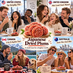🍑 Premium Japanese Dried Plums from Wakayama, Japan 🇯🇵 | Soft, Chewy & Naturally Sweet-YANA