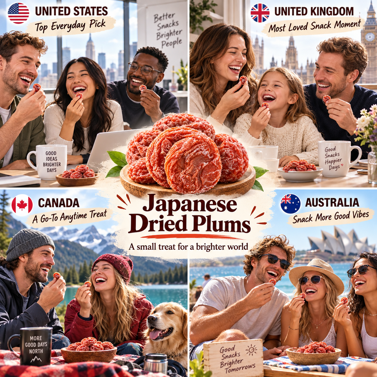 🍑 Premium Japanese Dried Plums from Wakayama, Japan 🇯🇵 | Soft, Chewy & Naturally Sweet-YANA