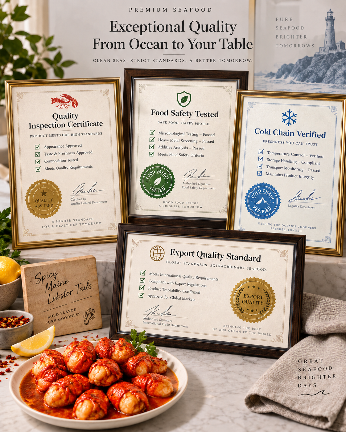 🦞 Fresh & Juicy Lobster Tails — Yana