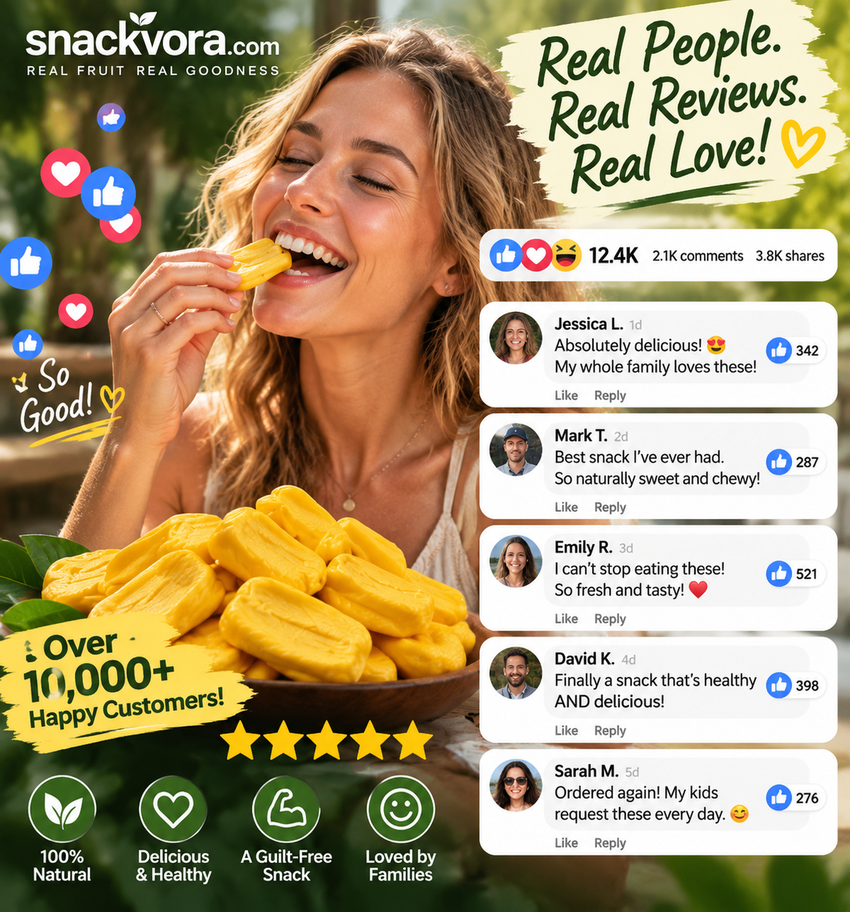 Premium South Florida Dried Jackfruit-Yana