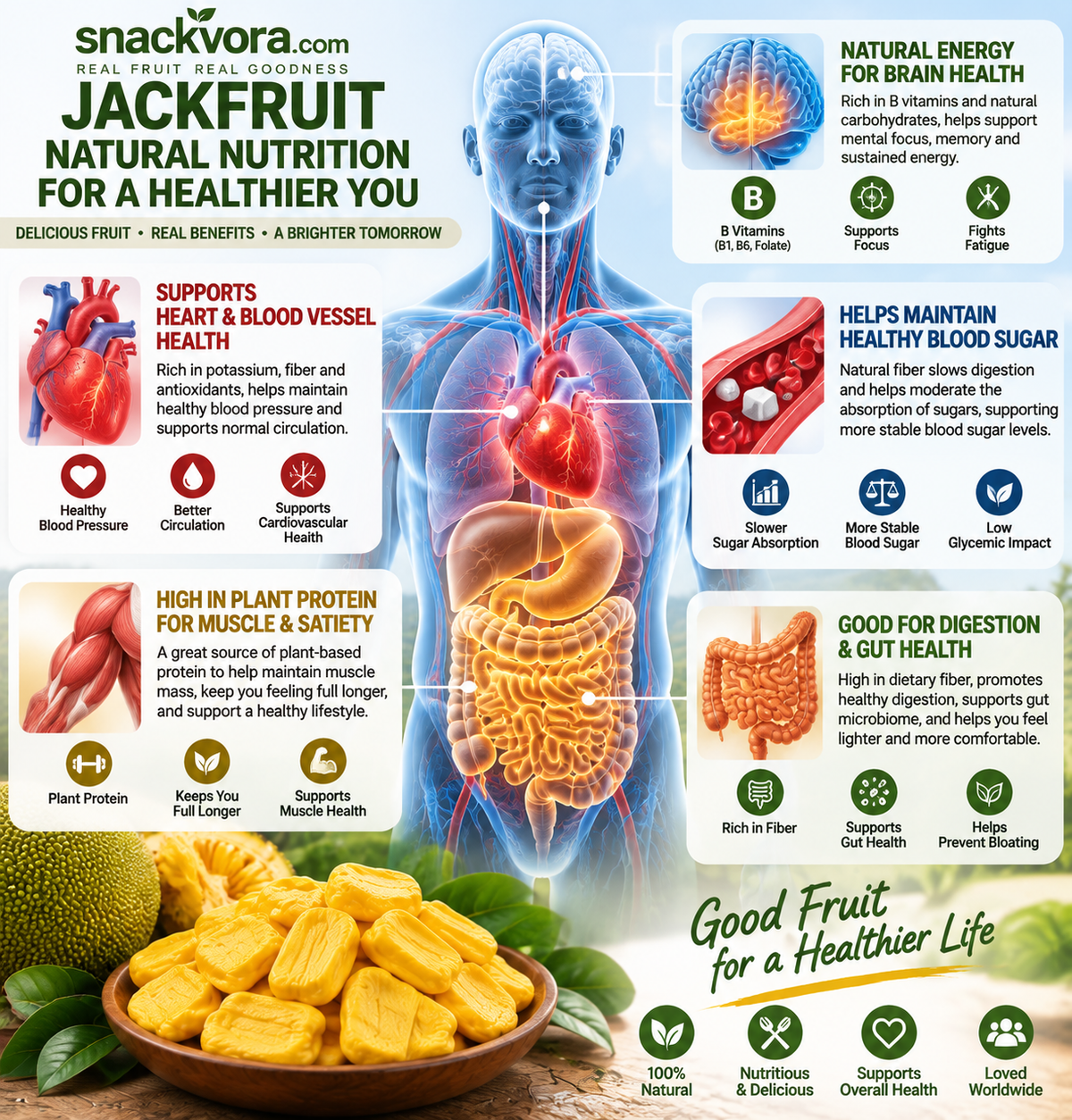 Premium South Florida Dried Jackfruit-Yana