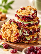 Healthy Natural Snack🌿Cranberry Matcha Crisps-Joy