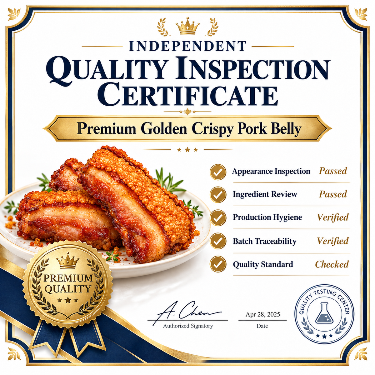 Premium Crispy Pork Belly – Extra Thick-Cut, Golden Crunchy Skin & Juicy, Tender Meat-yana