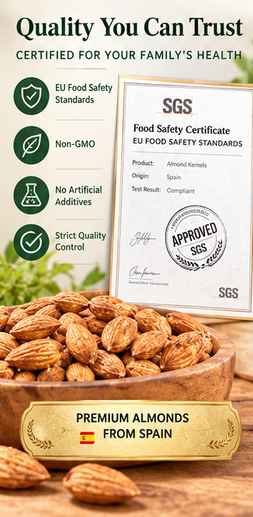 Premium Spanish Golden Almonds – Extra-Large, Double Slow-Roasted, Naturally Crunchy & Rich in Plant Protein-yana