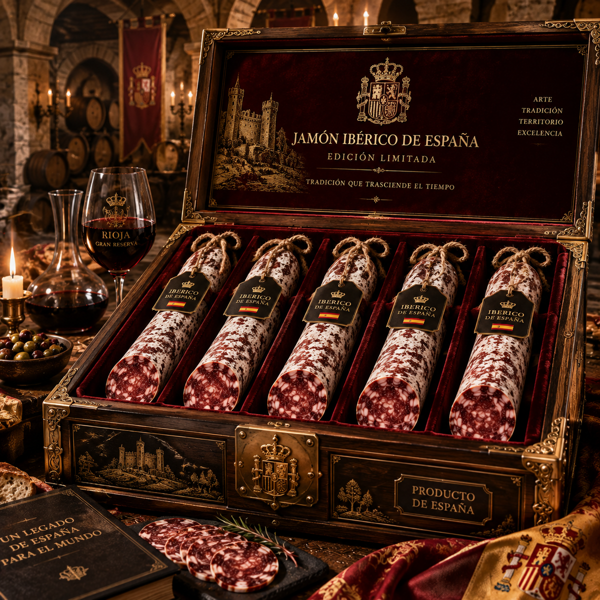 PREMIUM SPANISH IBÉRICO SALCHICHÓN-Yana